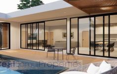 New 11-Property Collection of 3-bed Garden Pool Villas, Bang Por